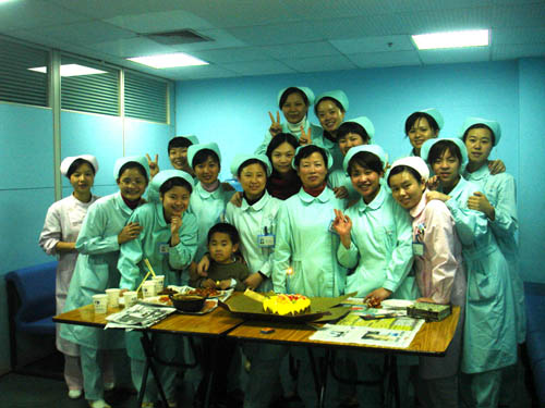 和諧快樂的護理團隊